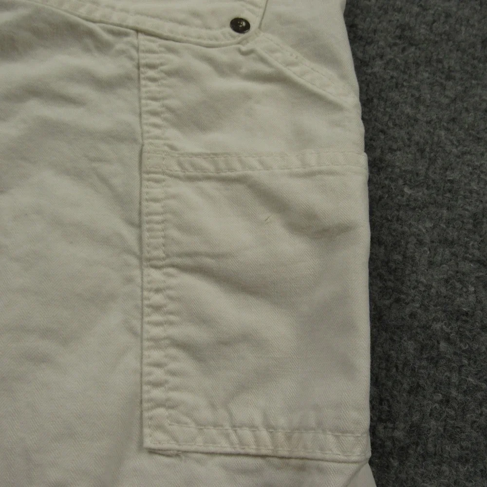 Vintage Polo Ralph Lauren Shorts Mens 36x9 Soft White Sanforized Cotton Utility‎